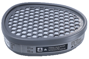 308100系列半面罩专用滤毒盒梯形款-8300Ｂ1