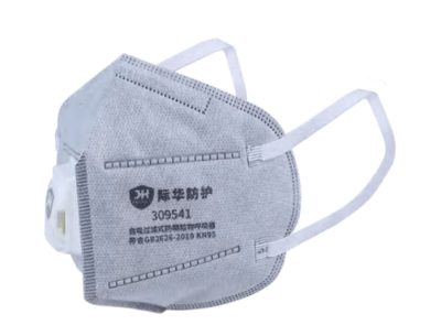 309541耳带式活性炭带阀口罩