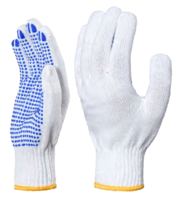 502101蓝点塑手套