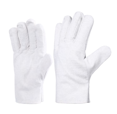 501002/501003白甲/黄甲24道线帆布手套