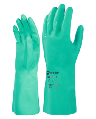 503601丁腈橡胶防化手套