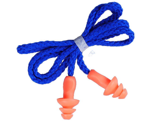 防噪音耳塞硅胶带线款