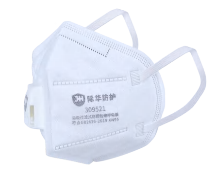 309521耳带式折叠带阀口罩